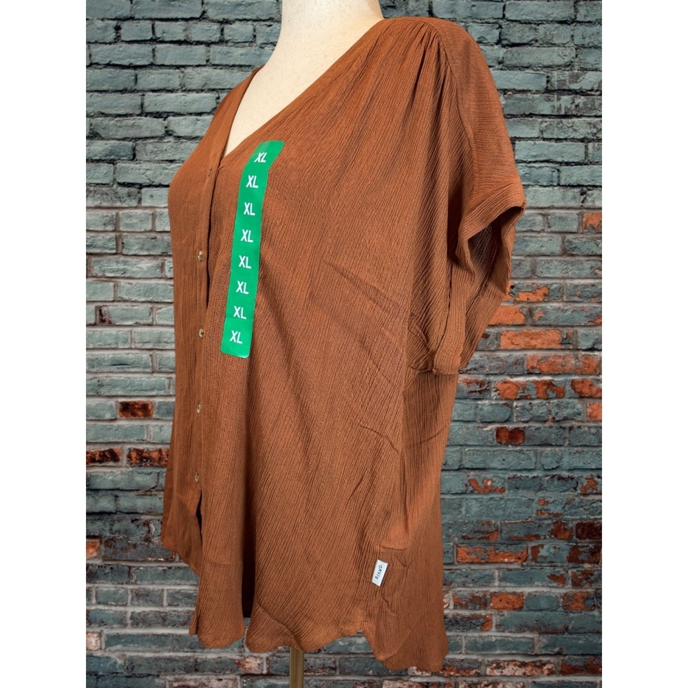 NEW ORVIS Classic Collection Rolled Cuff Camp Shirt Women's XL Lightweight Gauze